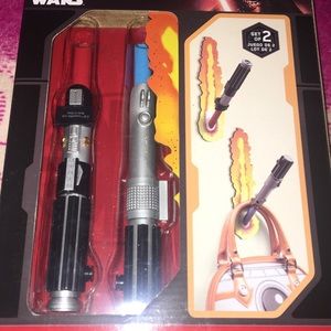 Star Wars lightsaber wall hooks